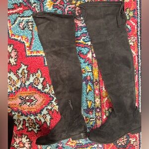 Dolce Vita over the knee black suede boot size 7.5